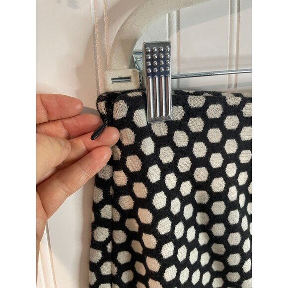 Liz Claiborne Black & White Polka Dot Skirt Medium - Picture 5 of 9